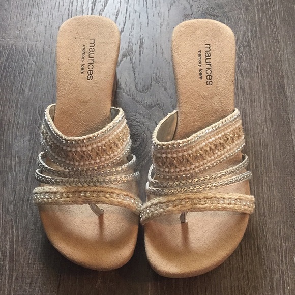 Maurices Shoes - NWOT Maurice’s Memory Foam Wedge Sandal
